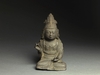 7096 An iron figure of a Kwanum (Kannon Bodhisattva)
